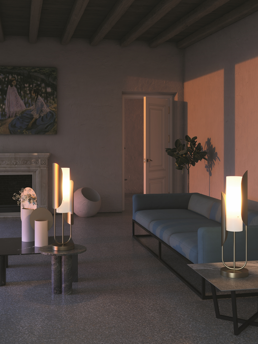 Настольный светильник Maytoni Z014TL-01G