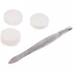 Аксессуары для макияжа 4шт «Beauty Bar», микс два цвета, пинцет и три маски, 13,5*6,5см.