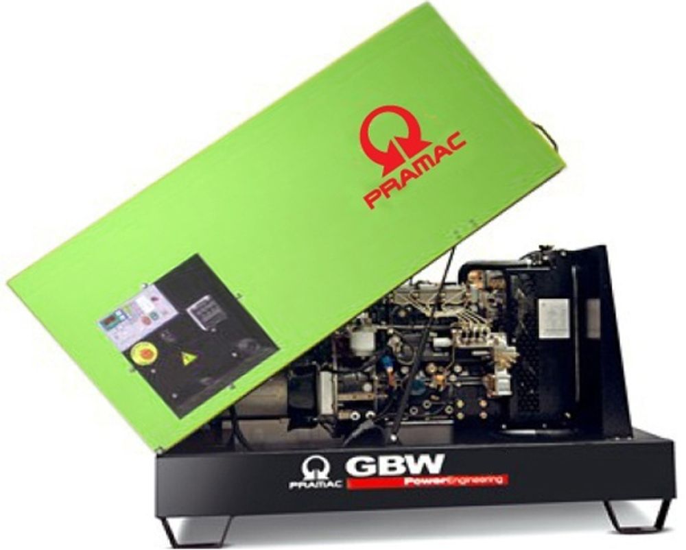 Дизельный генератор Pramac GBW 10 Y 1 фаза в кожухе