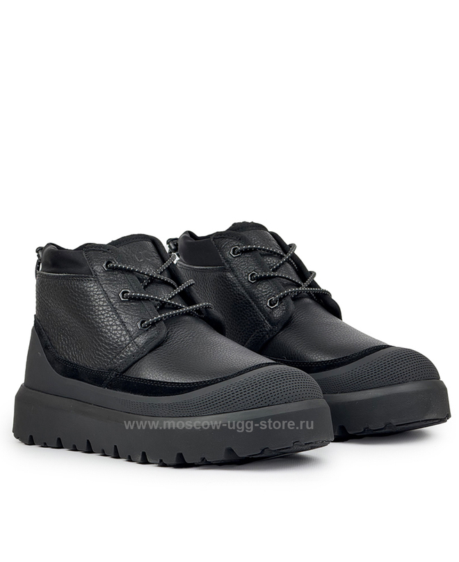 MENS NEUMEL WEATHER HYBRID LEATHER Black