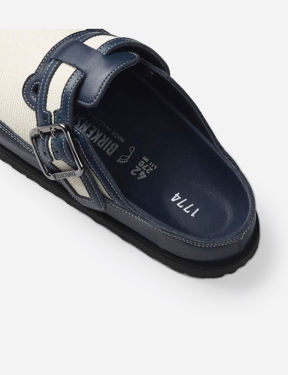 Birkenstock 1774 Boston Canvas Mischmaterial " Midnight Navy Canvas"