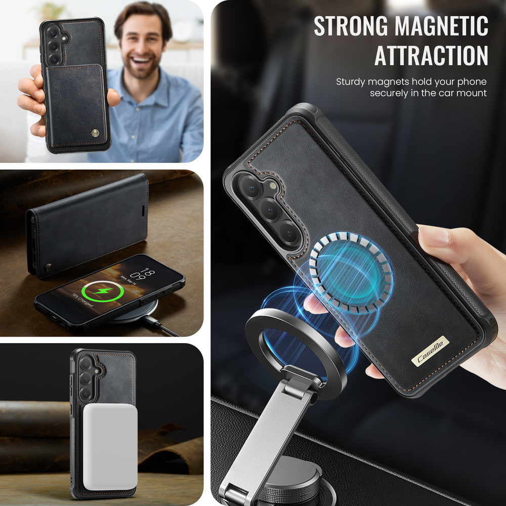 Чехол-кошелек CaseMe 2 in 1 MagSafe Samsung Galaxy S24+