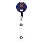 Держатель-рулетка (ретрактор) для бейджа Alingar, 70 см, петелька, клип, синий