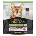 Pro plan корм сухой для взрослых кошек треска, форель стерилизованные