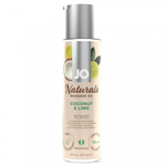 Массажное масло JO Naturals, кокос и лайм, 120 мл