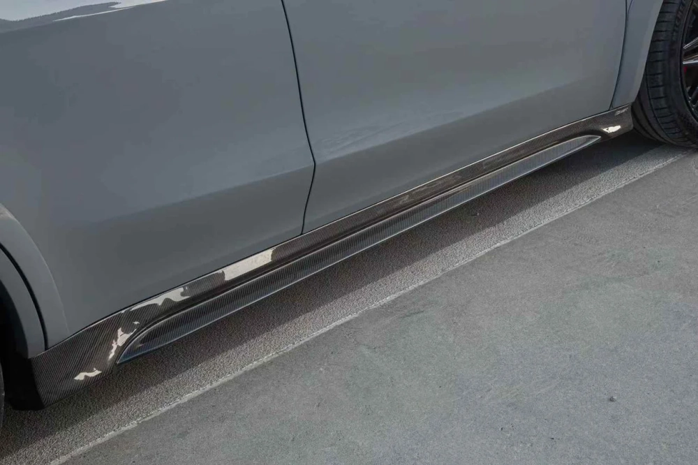 Обвес для Tesla Model Y 2020+ тесла Губа переднего бампера Накладки на бампер Капот Боковые юбки Диффузор заднего бампера Задний