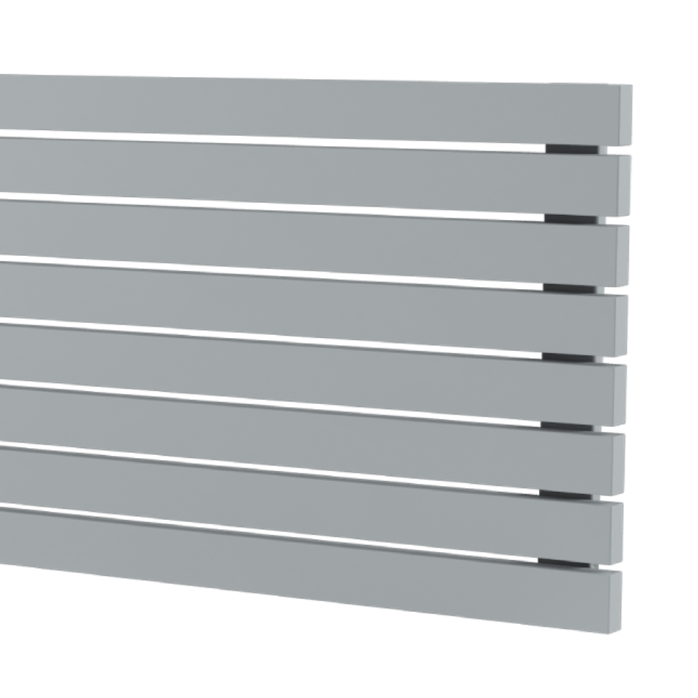 Радиатор WARMMET водяной напольный горизонтальный Flat 60 НN (W) СЕРЫЙ RAL7040