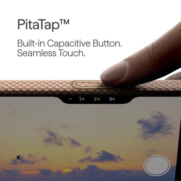 Чехол Pitaka Edge Case для iPhone 17 Pro, Золотой блик | Golden Glint