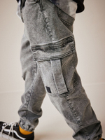 Джинсы карго для мальчика Next D60-054, Серый