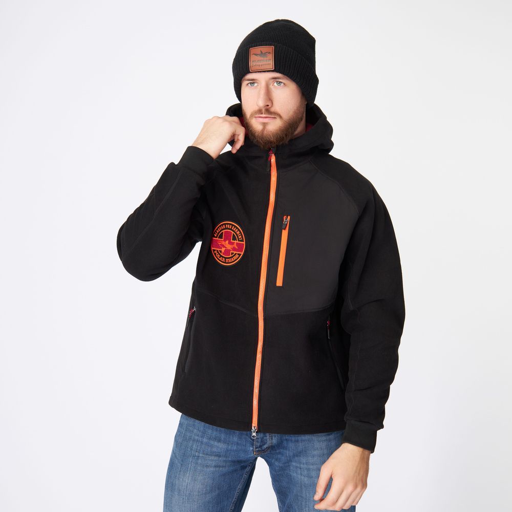 Куртка флисовая windstopper Polar Shark черный L
