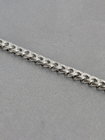 Мужской браслет из стали, панцирное плетение