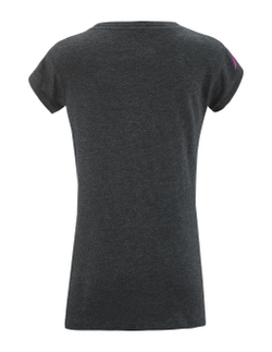 Футболка для девочки теннисная Babolat Vintge Tee Girl - dark grey