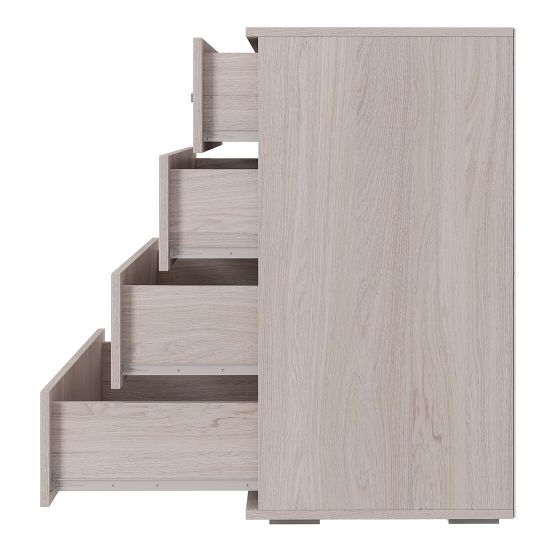 Комод БЕЛЛА КМ-02 ясень белый (802*872*470) /1/