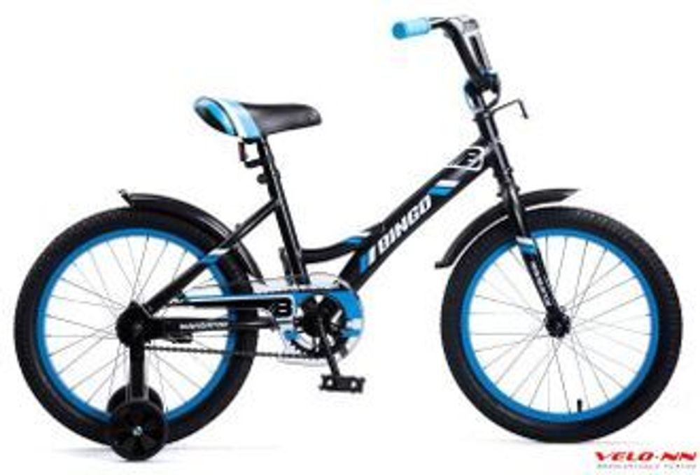 Велосипед 18 дюймов &quot;Navigator Bingo&quot; черный с синим