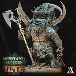 Гнолл Gnoll Воин Файтер Рыцарь Варвар  миниатюра для dnd, днд, pathfinder, фентези, Настольная игра, НРИ, Варгейм, РПГ
