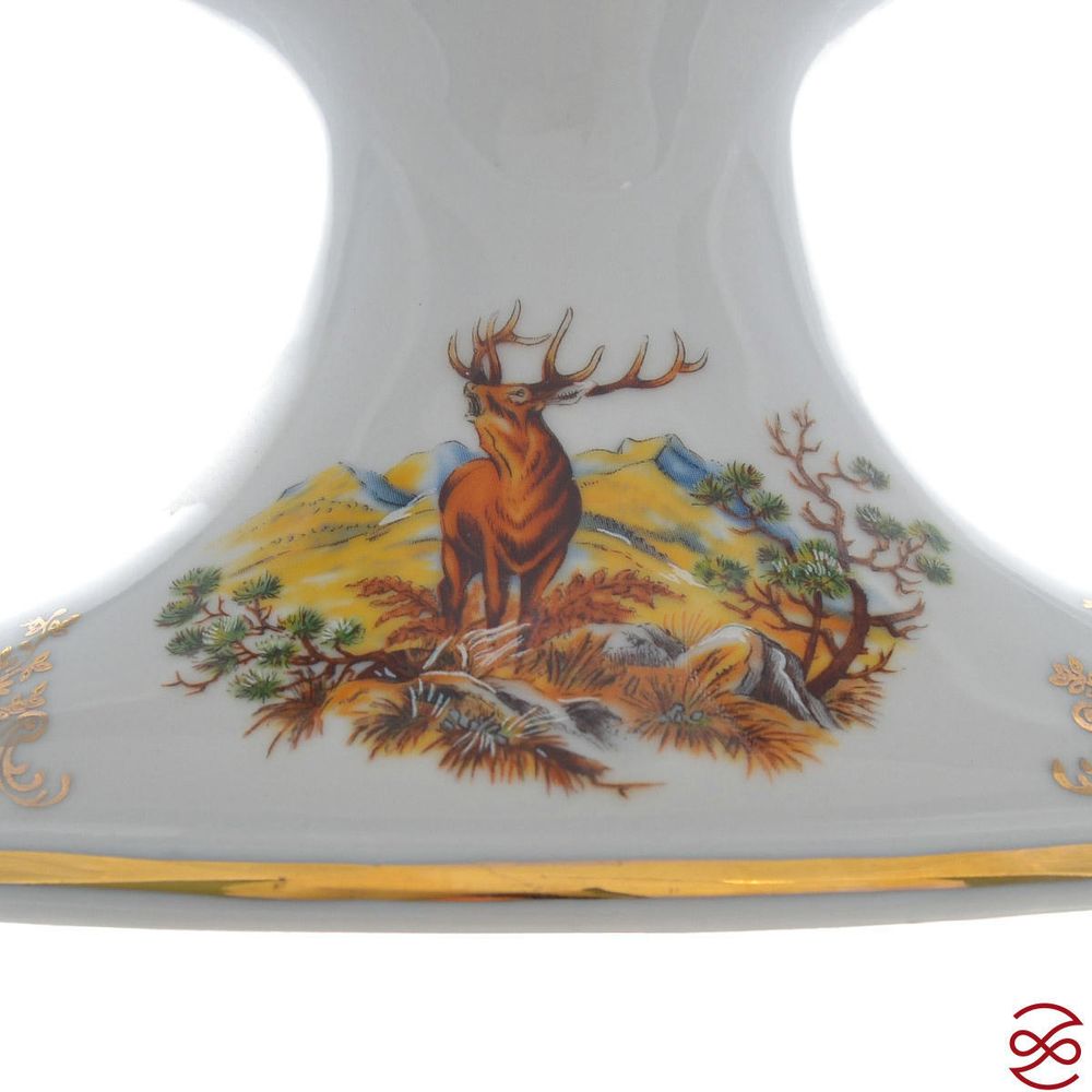 Блюдо для рыбы Queen's Crown Aristokrat Охота бежевая 56 см