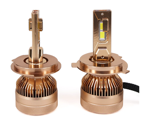 Светодиодные лампы H4 Sariti T3 с вентилятором, 12V-24V, 50W, 6000K (комплект, 2шт)