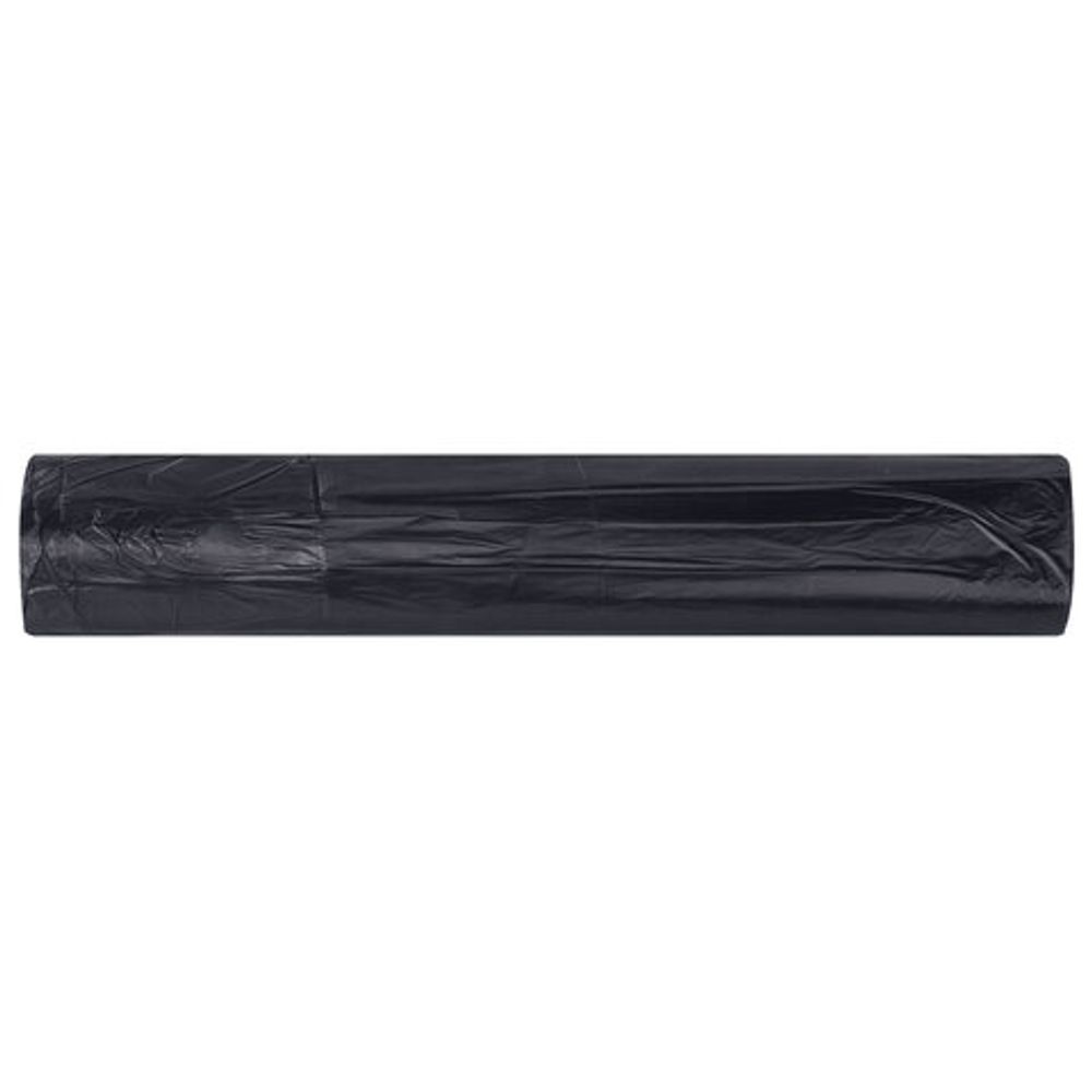 Мешки для мусора 240л черные в рулоне 10 штук сверхпрочные, ПВД 100 мкм, 90x135см, LAIMA, 702684