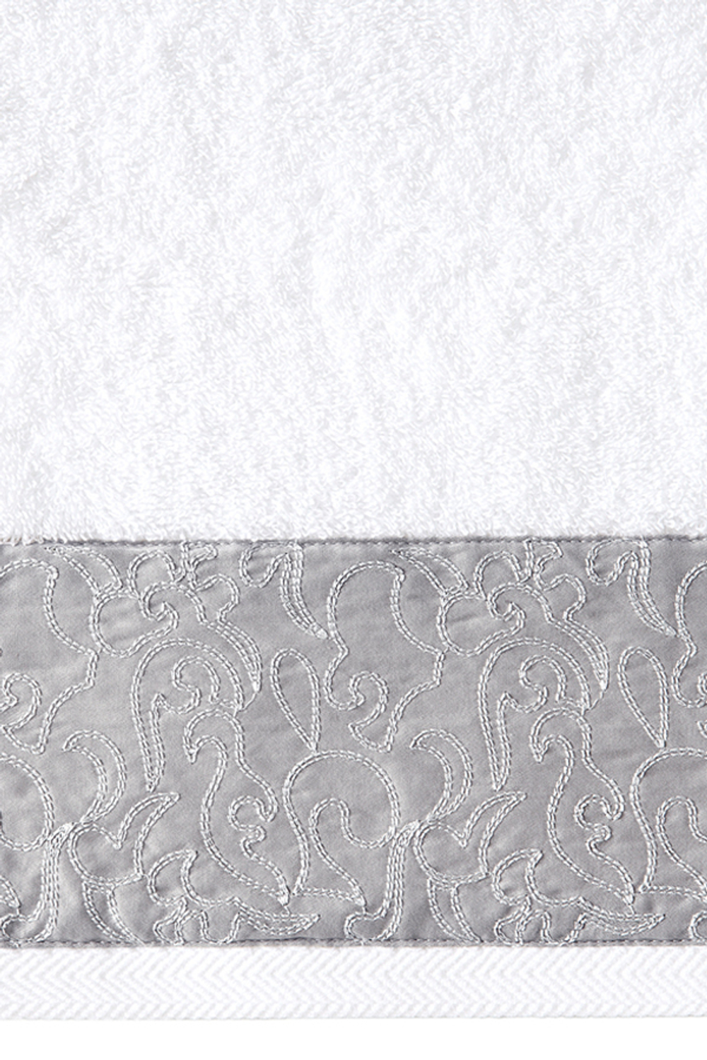 Набор полотенец 3шт Bovi Castello белый-серый