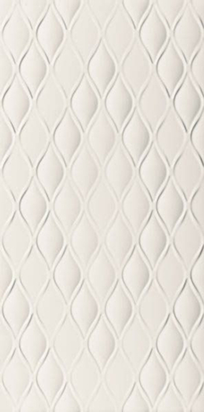 Настенная плитка 4D Drop White Matt Rett