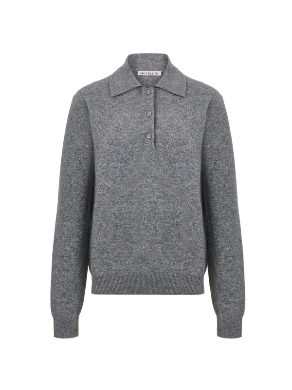 Поло серого цвета