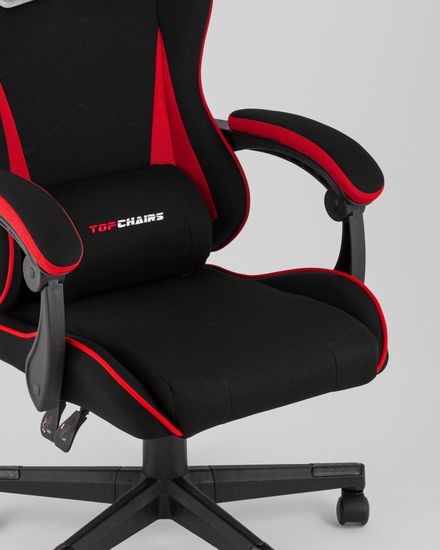 Кресло спортивное TopChairs Phantom черно-красный