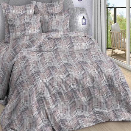 Комплект постельного белья "ВЛ. АРАБЕСКИ", бязь Премиум, 100% хлопок, Россия.