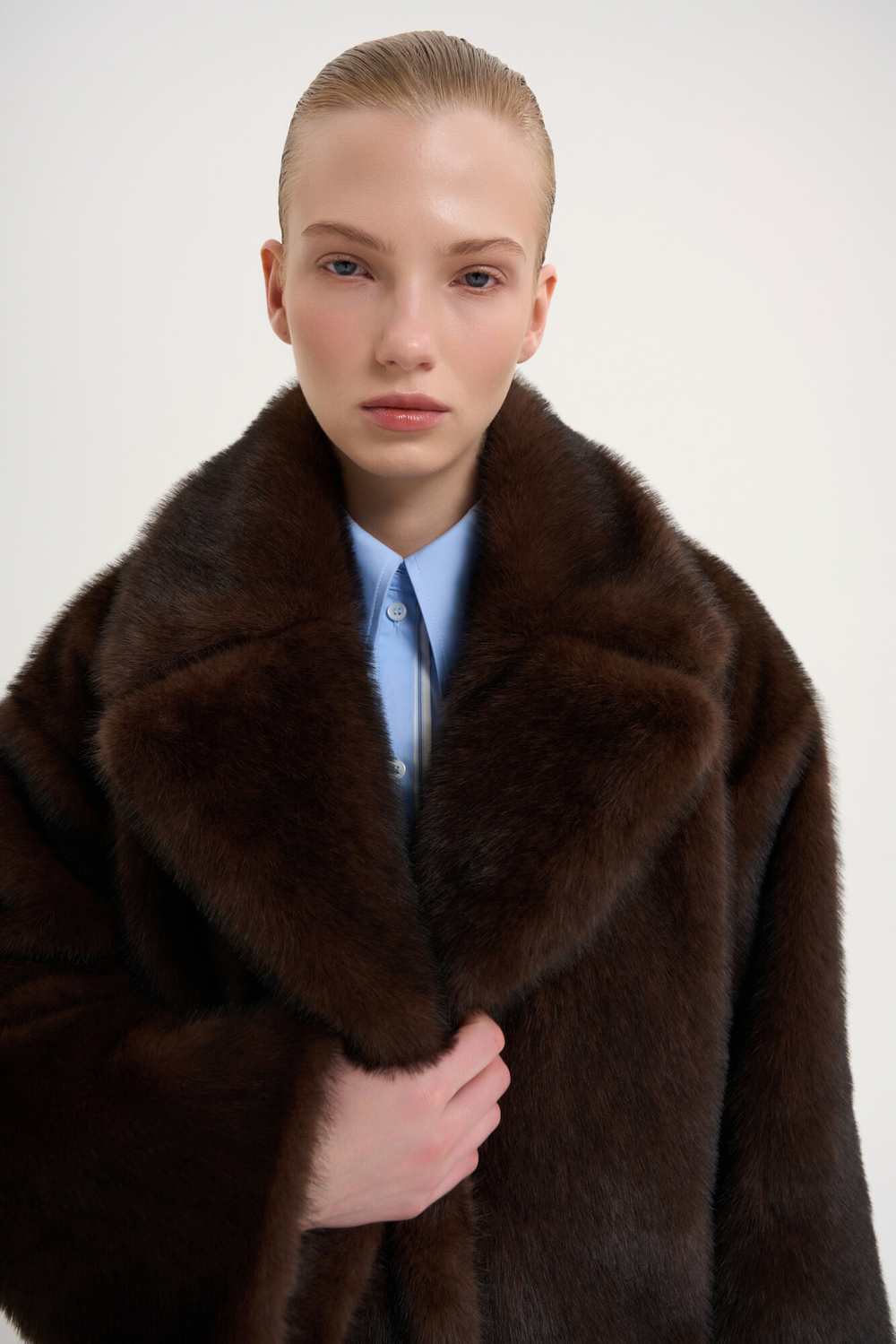 ЭКО-шуба Mommy, шоколадная