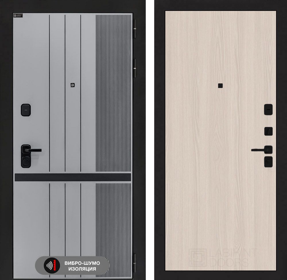 Входная дверь Лабиринт СКАЙЛАБ - 05 Ясень Светлый