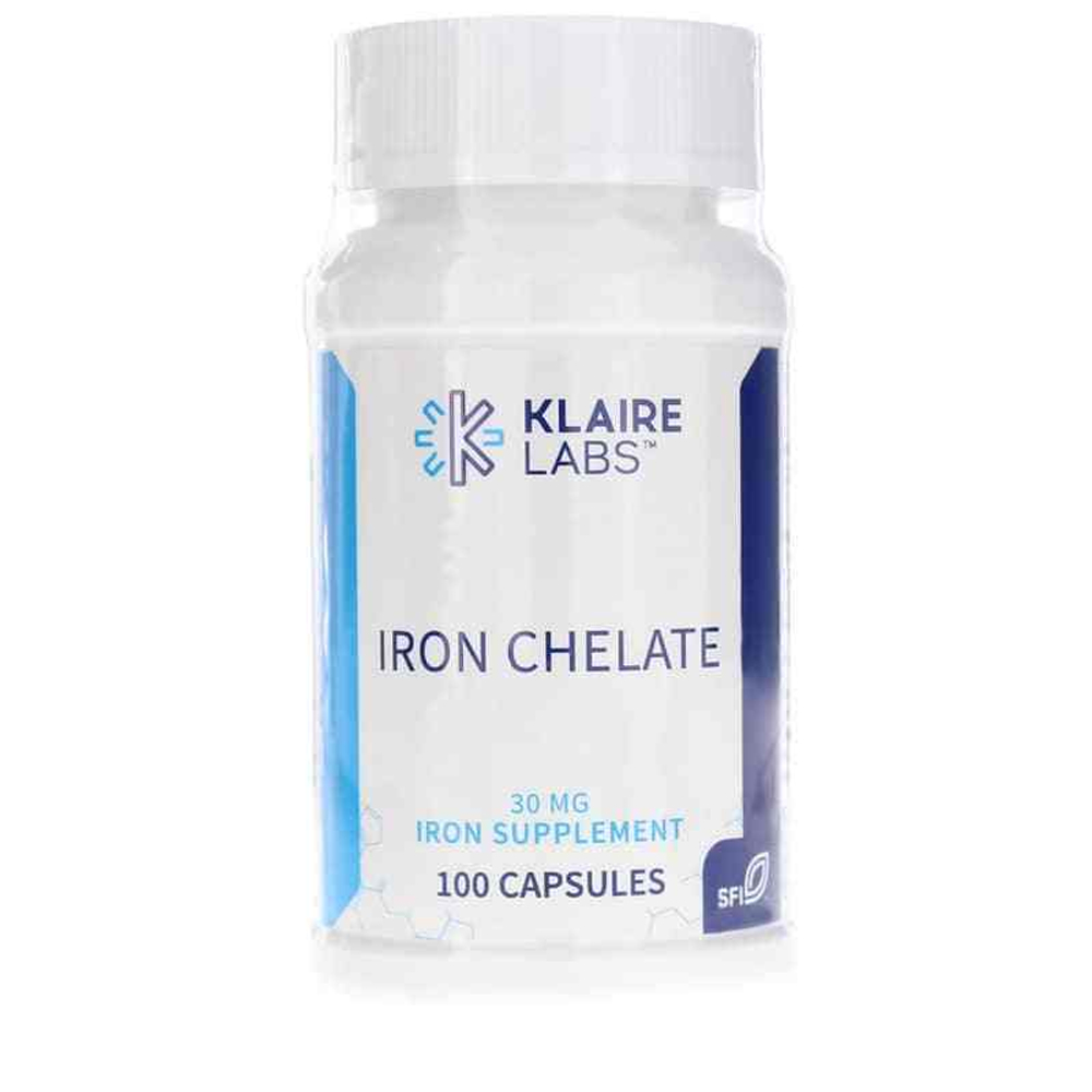 Klaire Labs - Iron Chelate 100 capsules