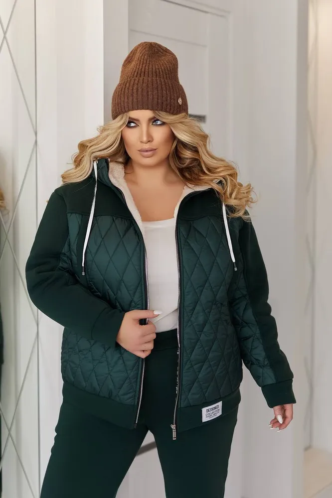 Костюм с мехом УК-1606-4 Fabrika