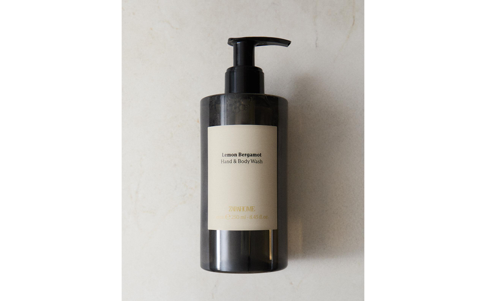 Zara Home Жидкое мыло Lemon Bergamot 250 мл для рук и тела, парфюмированное, аромат свежий цитрусовый