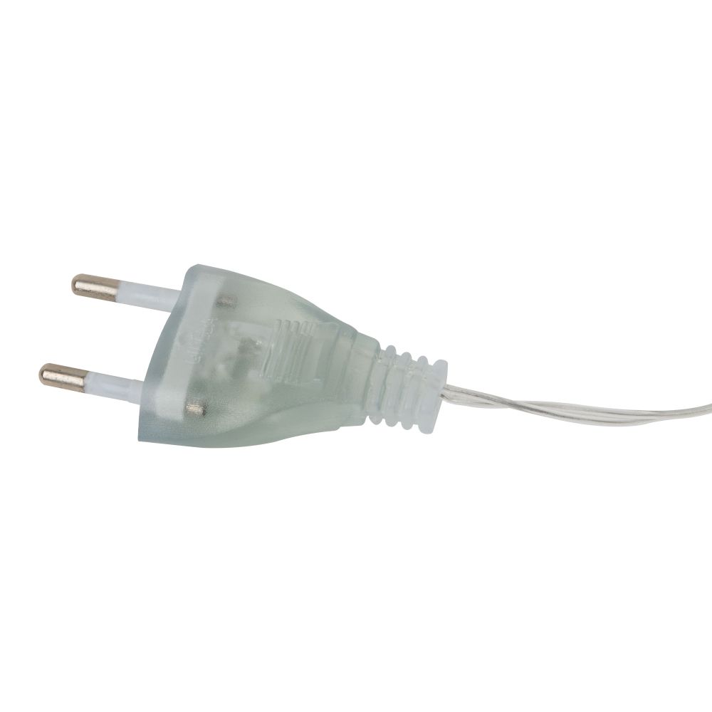 ULD-C1515-100-DTA WHITE IP20 Занавес светодиодный. 1.5х1.5м. 100 светодиодов. Белый свет. Провод прозрачный. TM Uniel