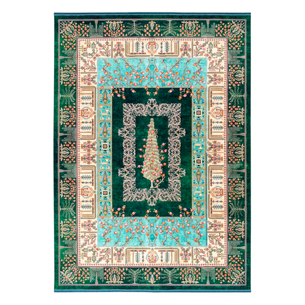 Иранский ковер из искусственного шелка 150 х 250 Rokhbaft 25CS0320-G Иран