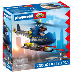 Playmobil - City Action Полицейский вертолет с радаром 72080