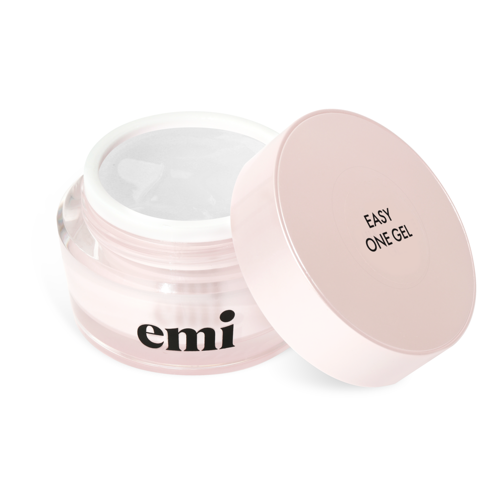 Easy One Gel - многофункциональный прозрачный однофазный гель для моделирования, 50 г.