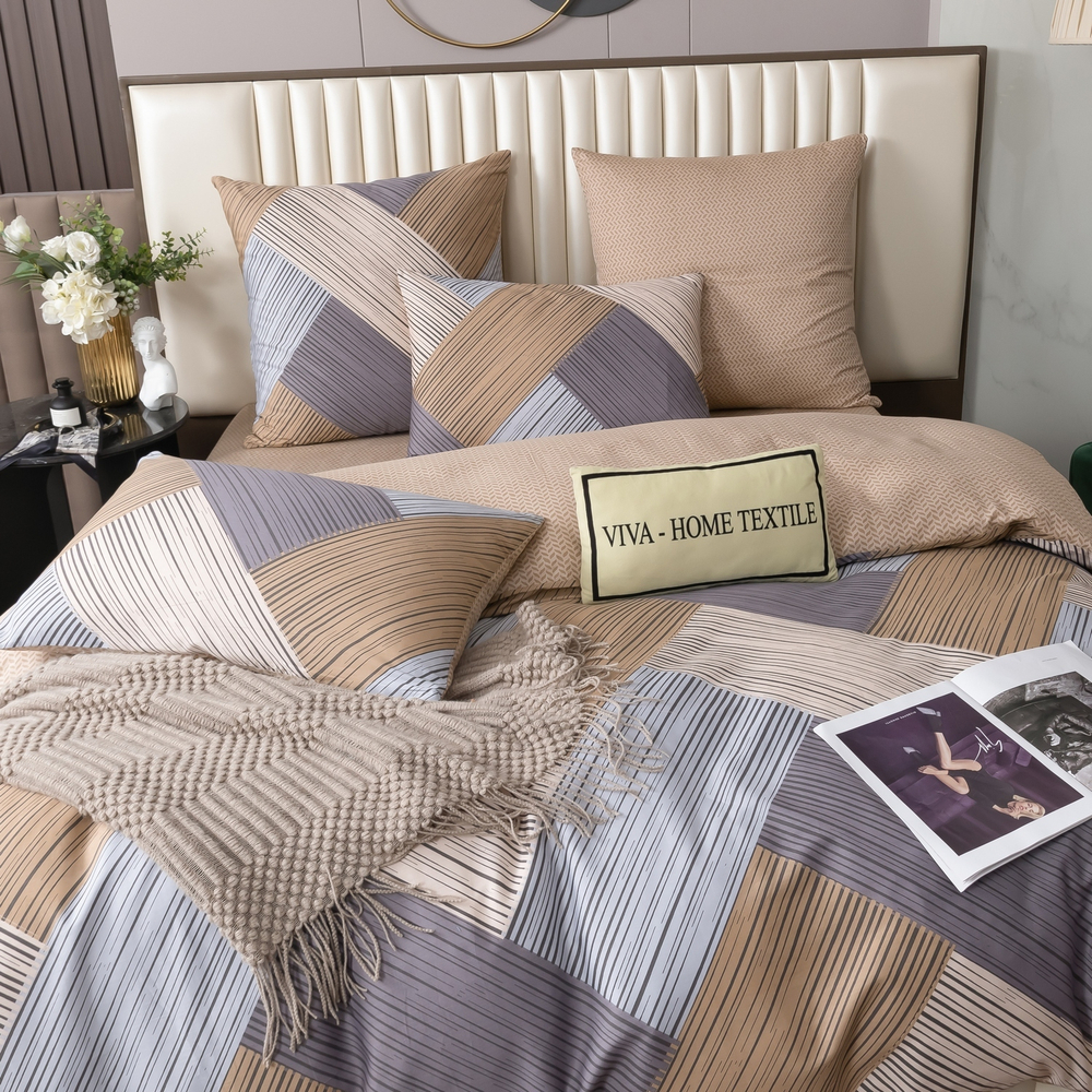 Комплект постельного белья Делюкс Сатин 100% хлопок L603