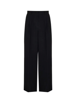 Брюки широкие с низкой посадкой креп