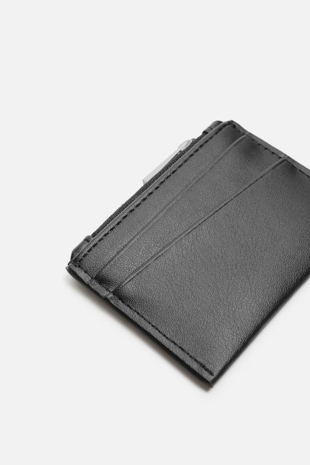 ZARA ГЛАДКИЙ КАРТХОЛДЕР, ЧЕРНЫЙ