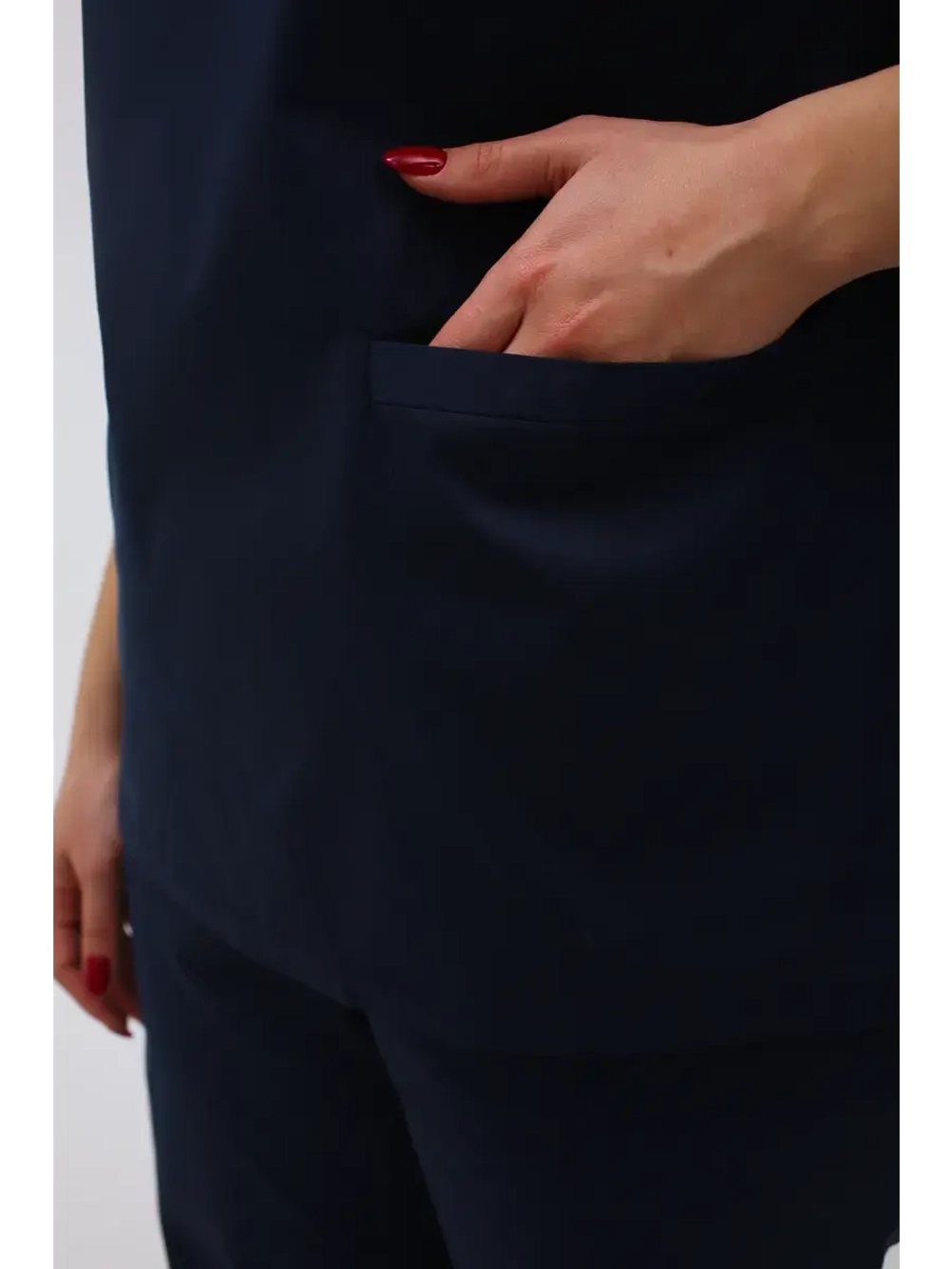 Медицинский костюм с брюками стрейч