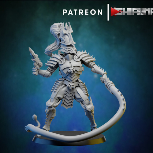 Drukhari миниатюра для dnd, днд, pathfinder, фентези, Настольная игра, НРИ, Варгейм, РПГ