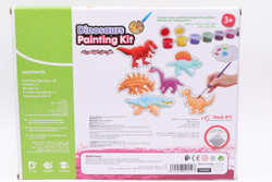 🦖 Mumuso Гипсовая раскраска «Динозавры», набор