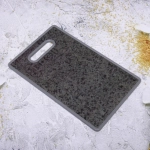 Доска разделочная пластиковая «Каменная крошка» 22*37см, кофейный