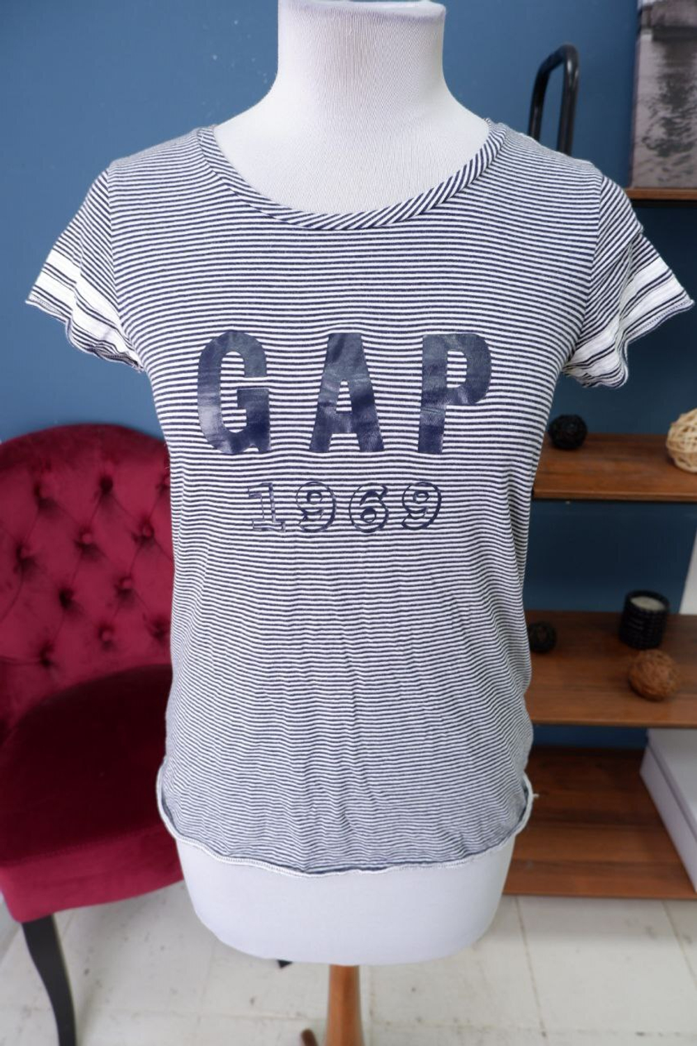 Футболка Gap с принтом 42 размер