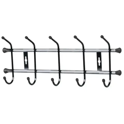 Вешалка настенная 5 крючков, 470, Матовый серый, ВН5/МС