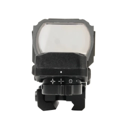 Прицел коллиматорный Veber Black Russian DOT 132 RD DVT11 - вид спереди с настройками