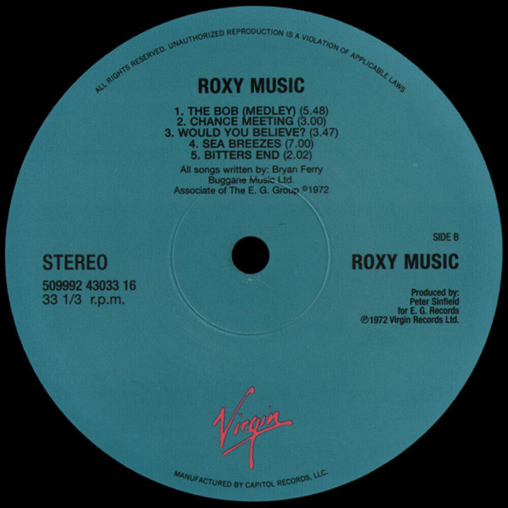 Roxy Music / Roxy Music (Limited Edition)(LP)