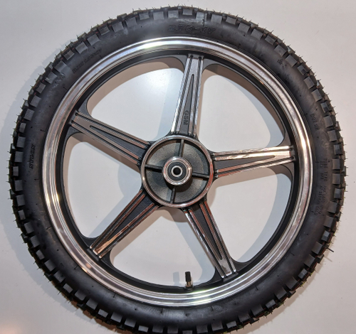 Колесо заднее в сборе 2.75-17 Мопед Motoland SCOUT 11