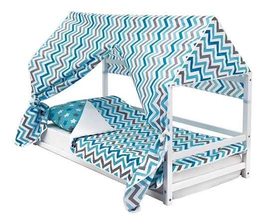 Кровать-домик МОНТЕССОРИ SVOGEN массив сосны