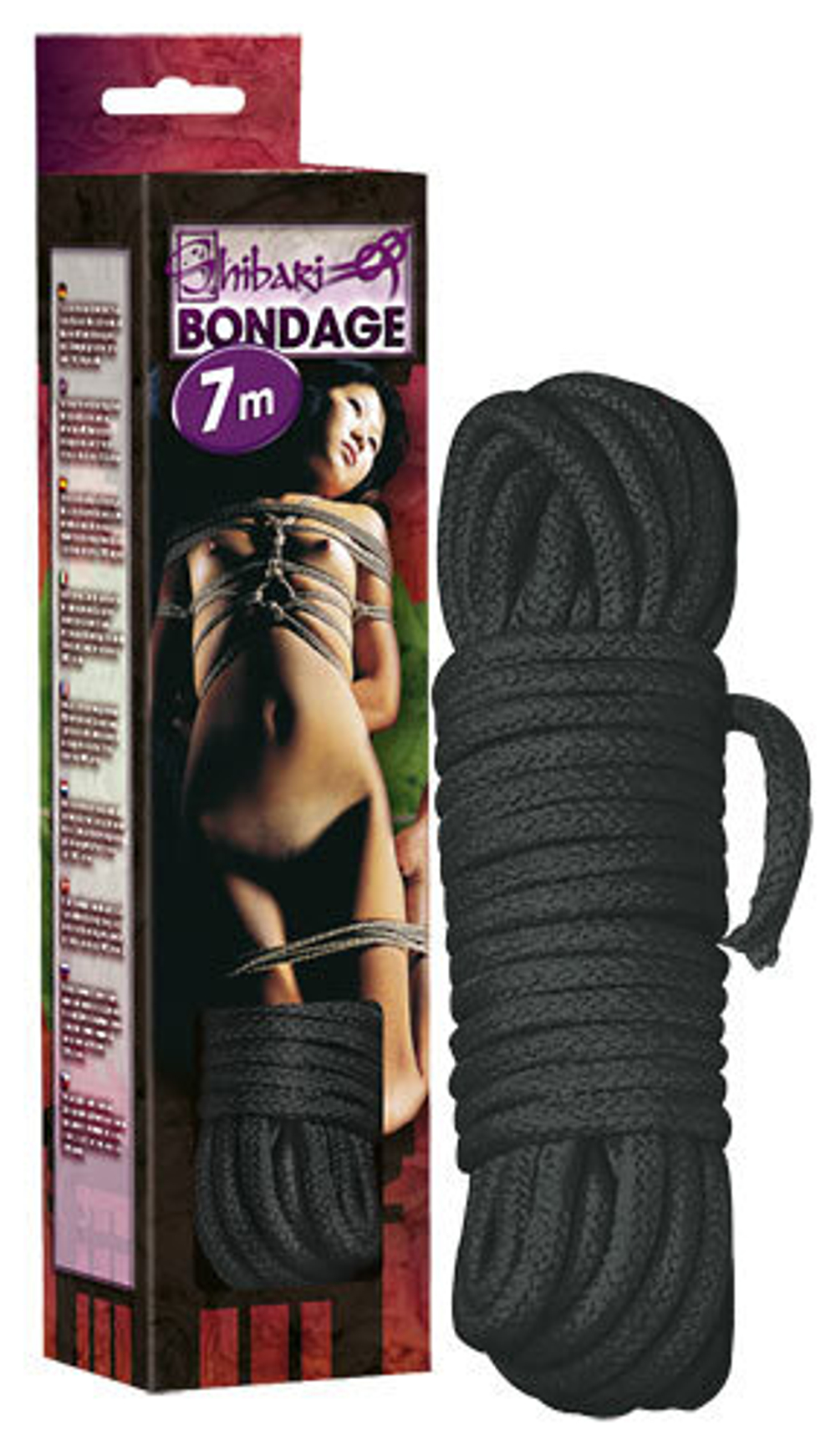Веревка BONDAGE для связывания черная